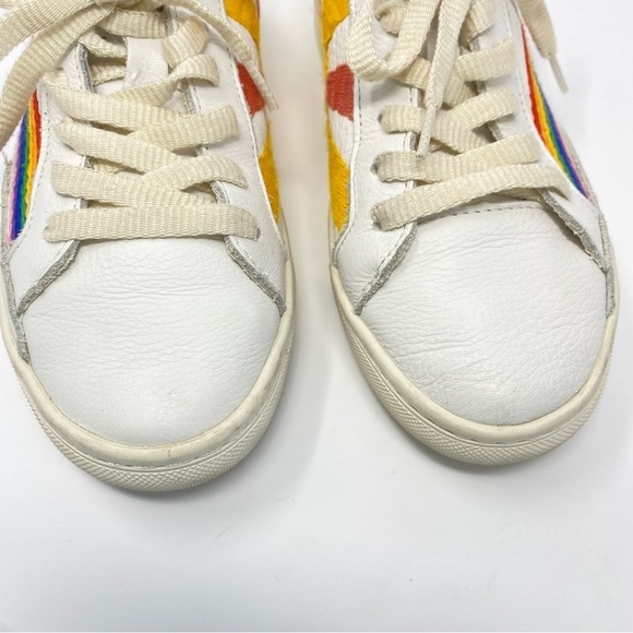 Soludos‎ rainbow wave sneakers size 5 leather upper - Picture 4 of 14